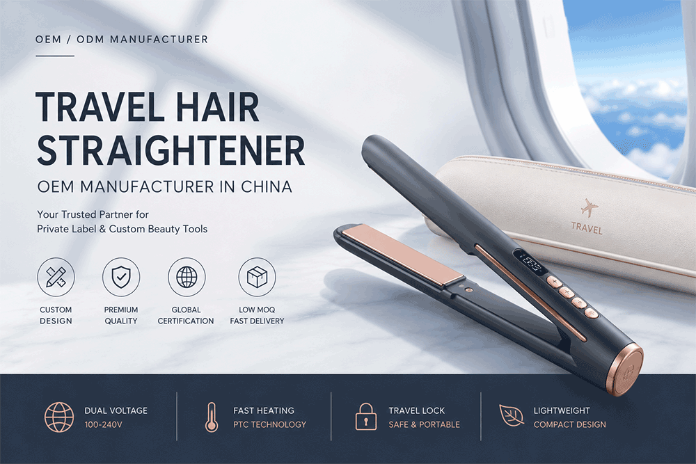 Travel Hair Straightener OEM Manufacturer China