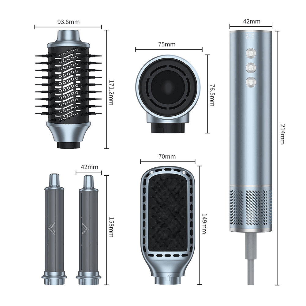 OEM/ODM 5-in-1 High-Speed Hair Styler | Custom Logo & Private Label Packaging