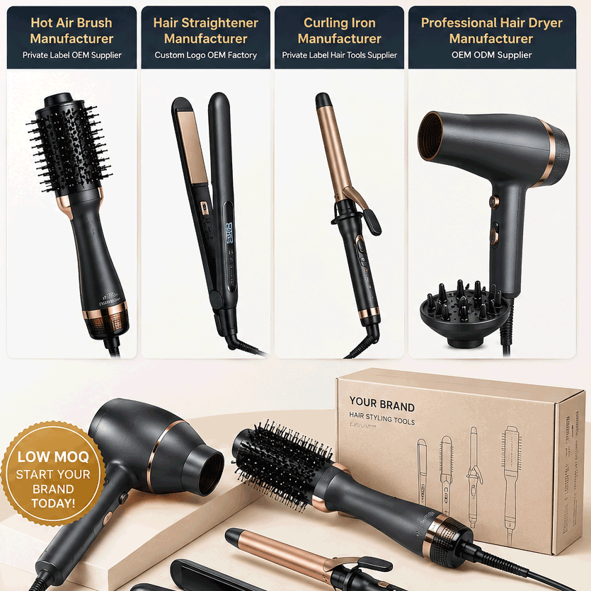 Low MOQ Hair Styling Tools OEM Manufacturer