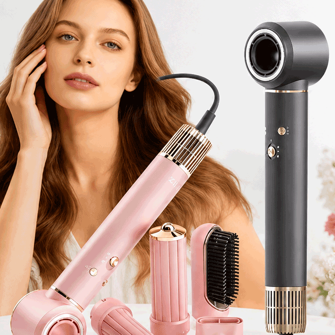 Private label multi-functional high-speed hair dryers & stylers (5-in-1/6-in-1/7-in-1/9-in-1)