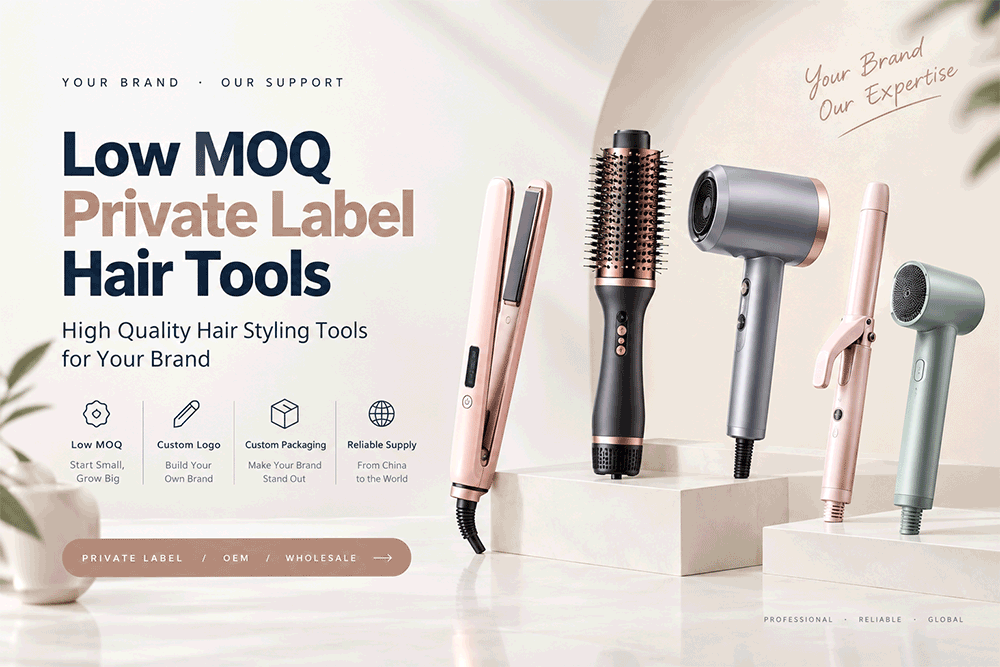 Low MOQ Private Label Hair Tools