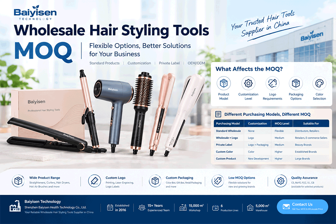 Wholesale Hair Styling Tools MOQ