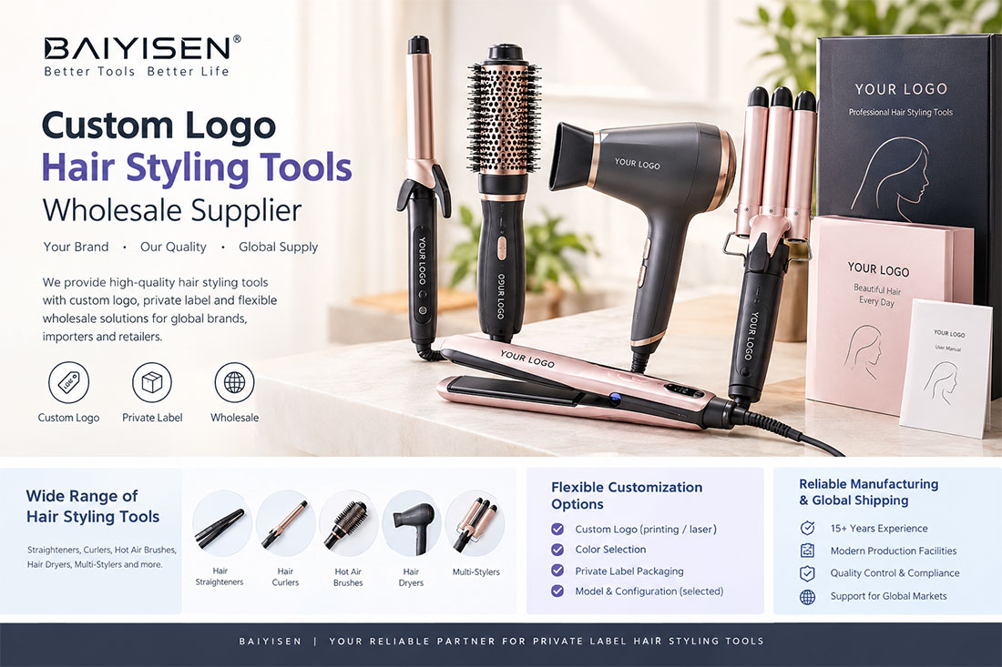 Custom Logo Hair Styling Tools Wholesale Supplier